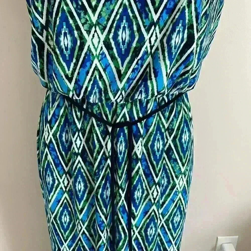 Patterned Maxi Summer Dress - Picture 2 of 11